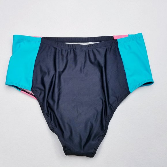 SWIM SALE  $8 - Costa Del Sol Retro High Waist Bikini Bottom - Size 3X - NWT - Picture 3 of 5